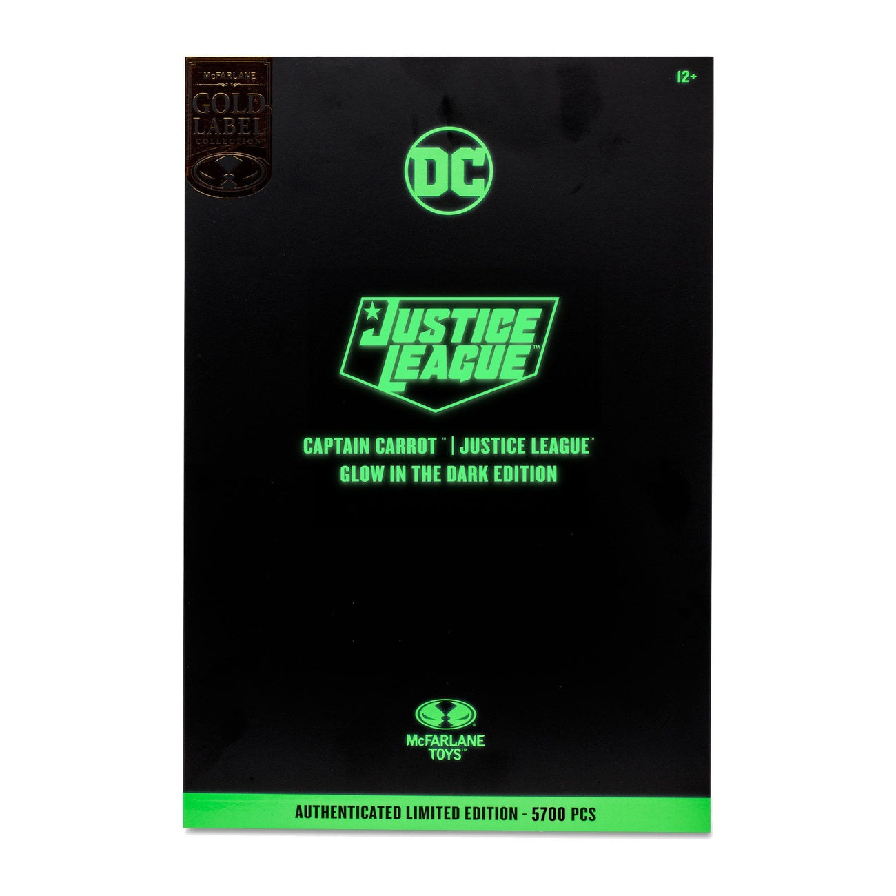 Produktbild DC Multiverse Actionfigur Captain Carrot (Justice League Incarnate) Glow in the Dark Edition (Gold Label) 18 cm