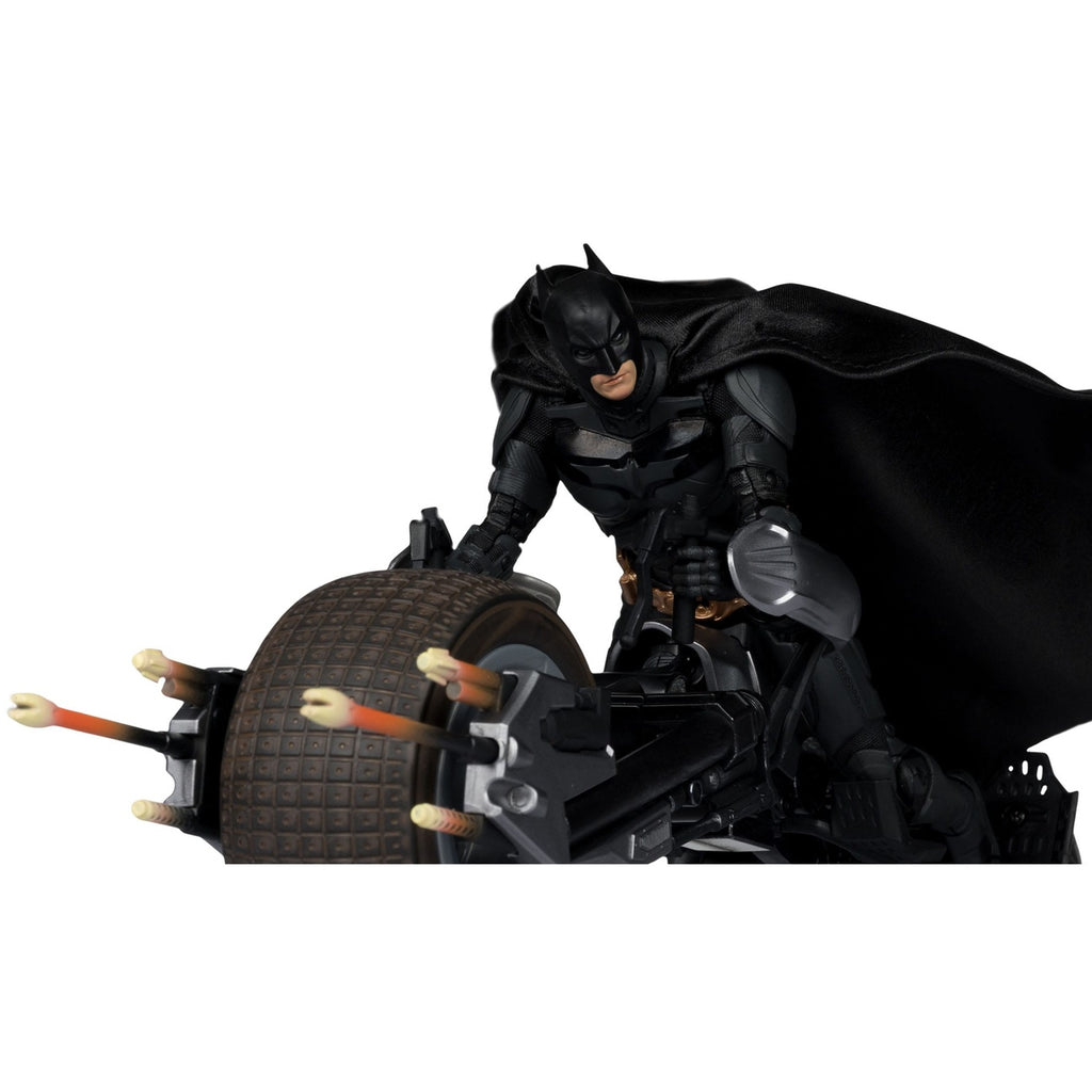 Produktbild The Dark Knight DC Multiverse actionfigur med fordon Batman & The Batpod 18 cm