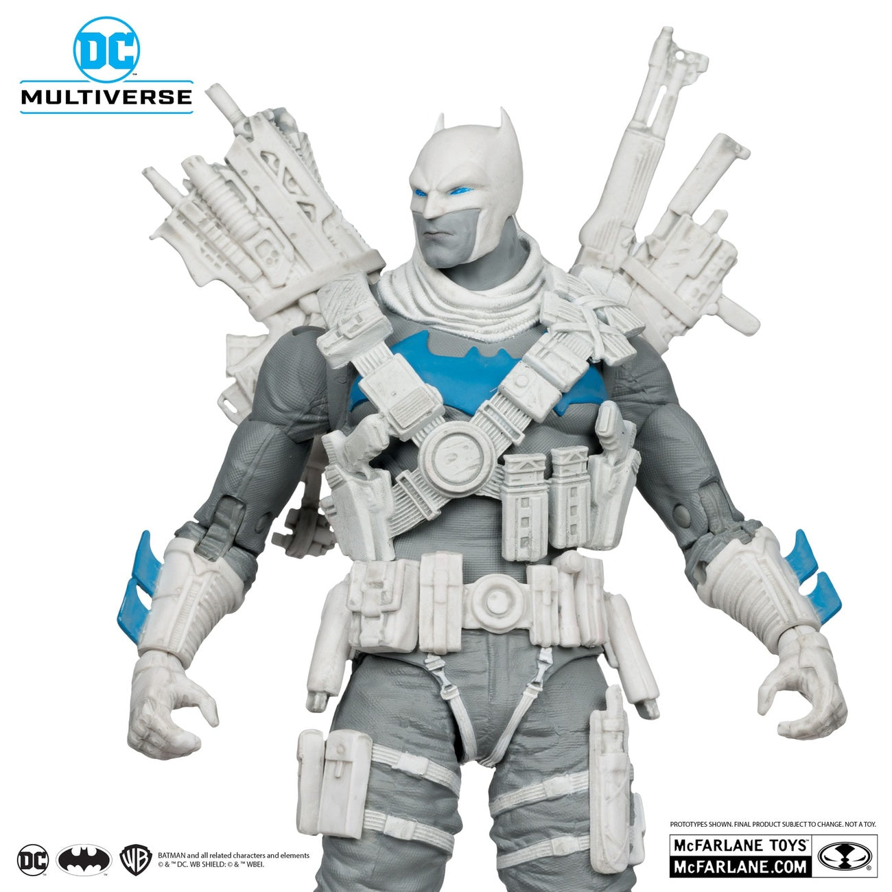 Produktbild DC Multiverse Actionfigur The Grim Knight (Dark Nights: Metal) (Black & White Accent Edition) (Gold Label) 18 cm