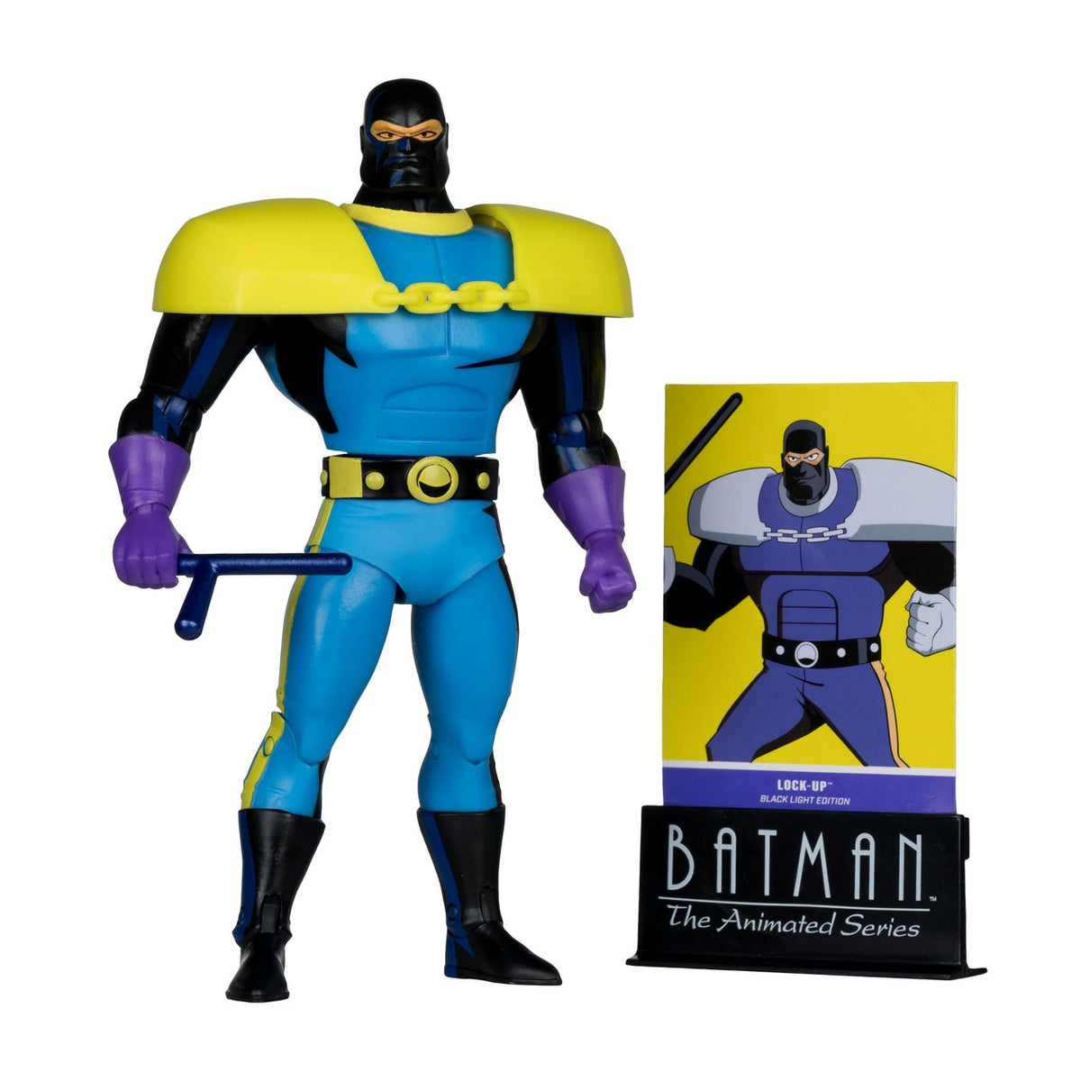 Produktbild Batman: The Animated Series DC Direct Build-A actionfigur Wave 5 Lock-Up Black Light Edition (Gold Label) 15 cm