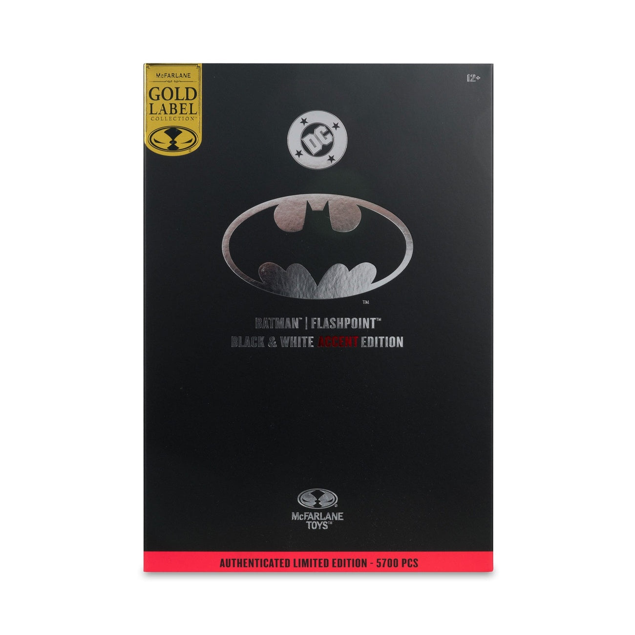 Product image DC Multiverse Action Figure Batman (Flashpoint) (Black & White Accent Edition) (Gold Label) 18 cm
