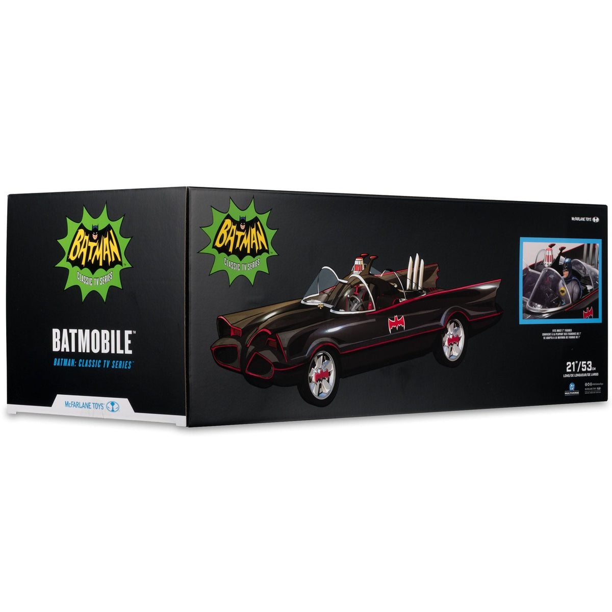 Produktbild Batman (1966) DC Multiverse-fordon Batmobile 53 cm