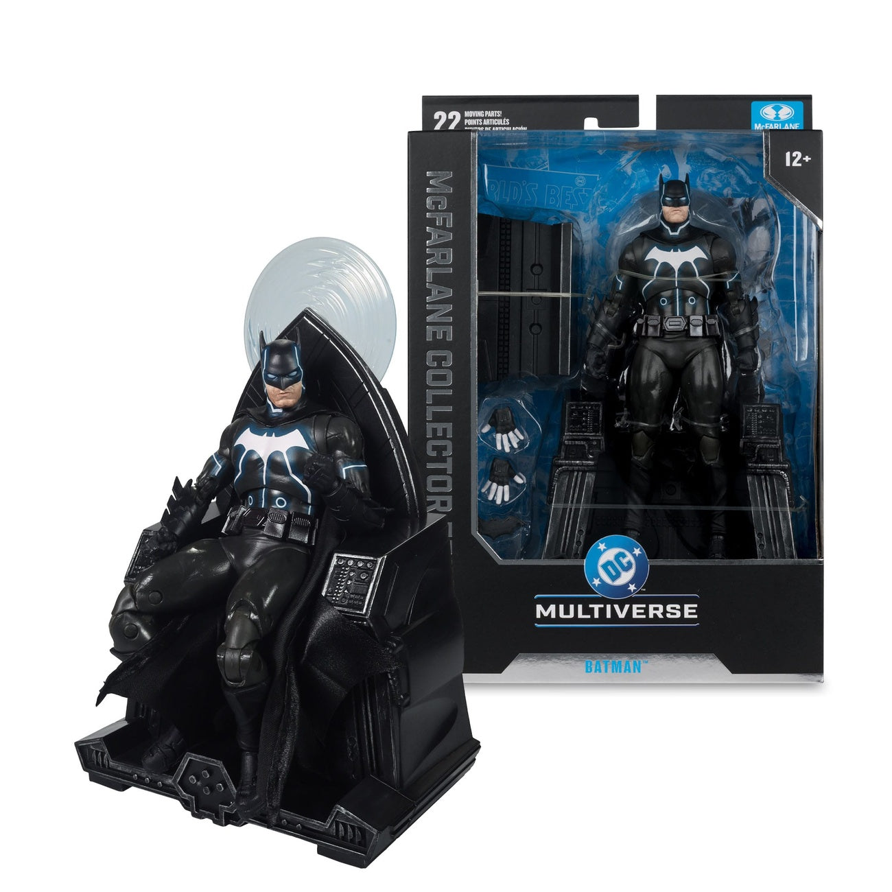 Produktbild DC Multiverse McFarlane Collector Edition Actionfigur nr 47 Batman & Mobius Chair (Darkseid War) 18 cm