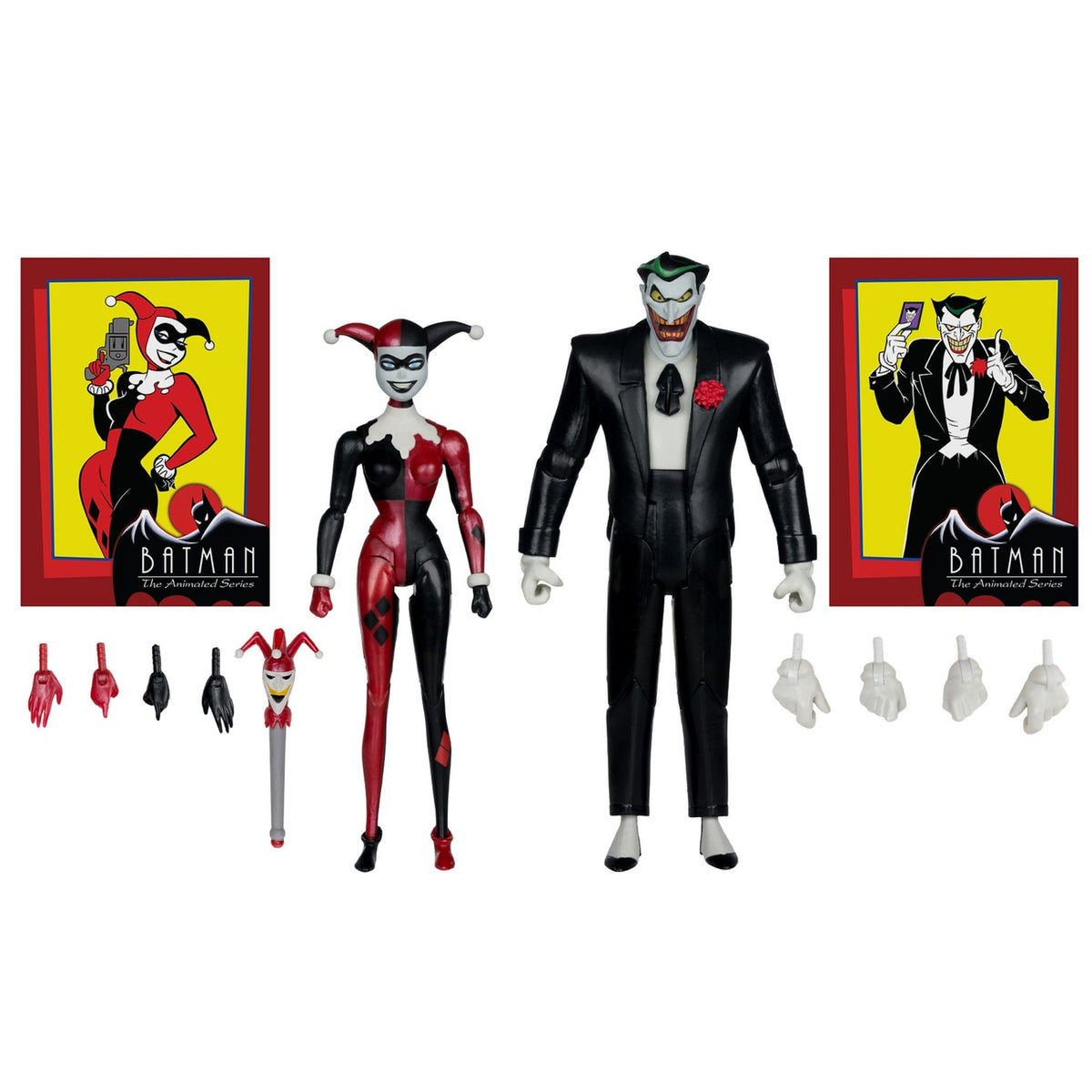 Produktbild Batman: The Animated Series DC Direct Actionfigurer Harley Quinn & The Joker (Mad Love) (Gold Label) 18 cm