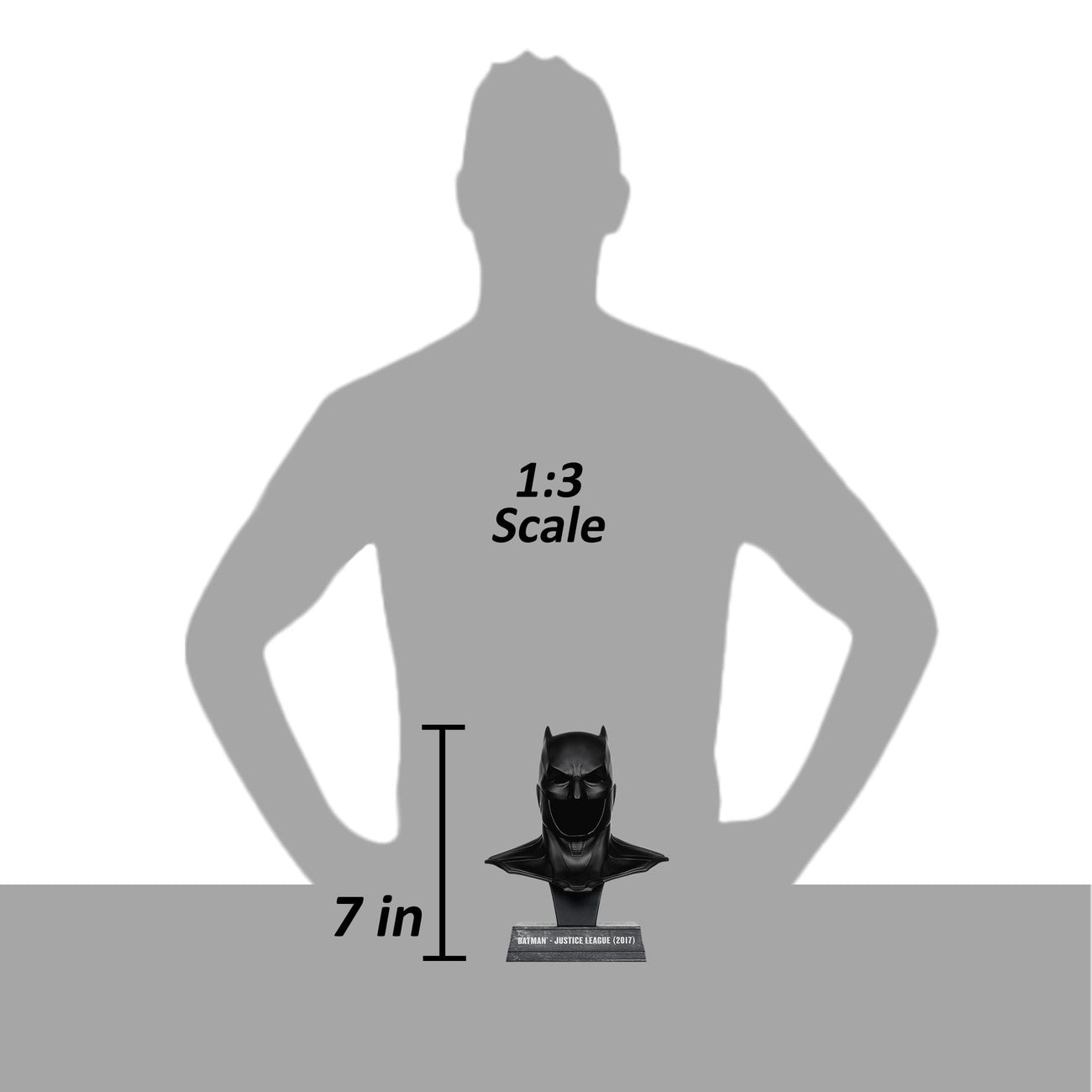 Produktbild Batman DC Direct Mini-Replika 1/3 Batmanmask (Justice League Tactical Suit) 19 cm