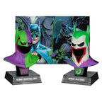 Produktbild Batman DC Direct Mini-replika 1/3 2-pack Batmanmasker Hush & Knightfall (Jokerized) (Gold Label) 18 cm