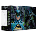 Produktbild Batman DC Direct Mini-replika 1/3 2-pack Batmanmasker Hush & Knightfall (Jokerized) (Gold Label) 18 cm