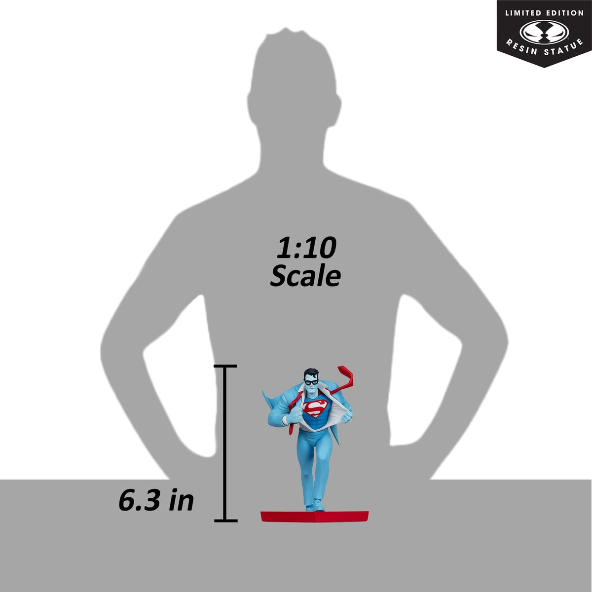 Produktbild DC Direct Staty 1/10 Superman Red and Blue: Superman by Clayton Henry Limited Edition 16 cm