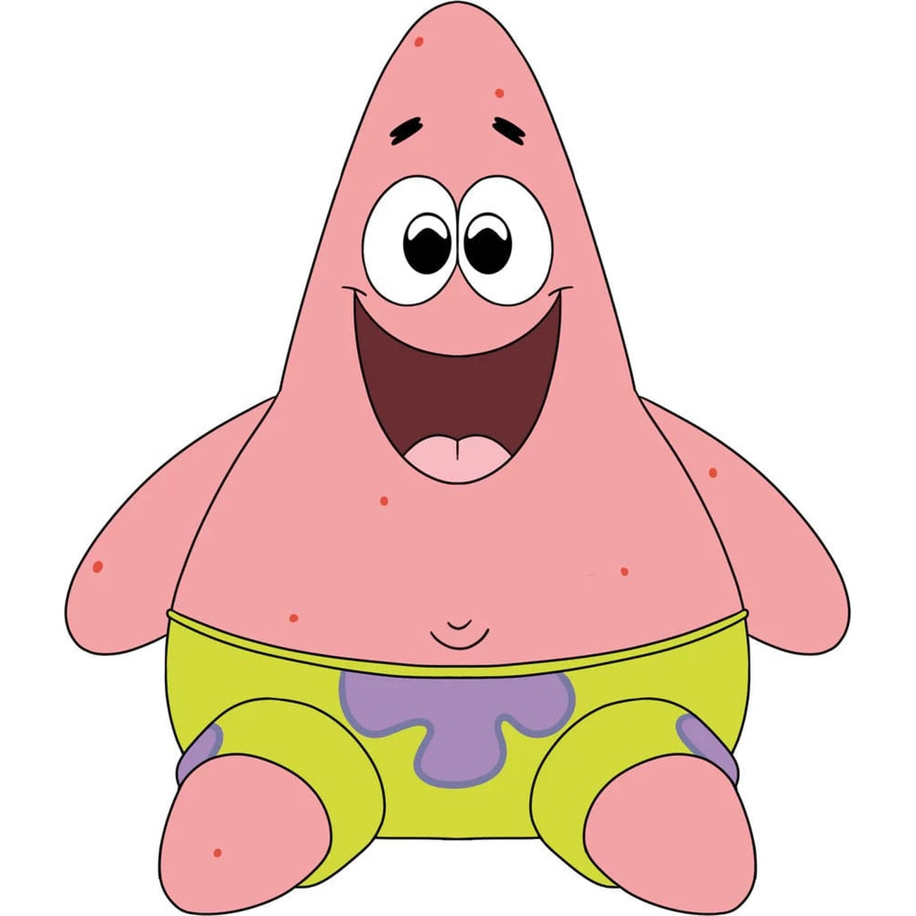 Produktbild SvampBob Fyrkant Mjukisfigur Patrick Star 22 cm