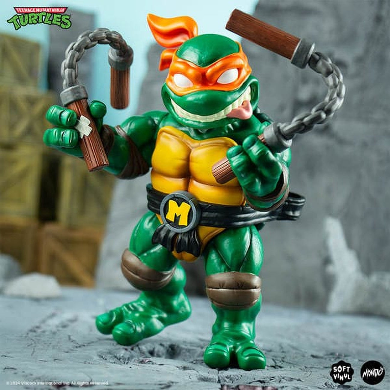 Produktbild Teenage Mutant Ninja Turtles soft vinyl-figur Michelangelo 20 cm