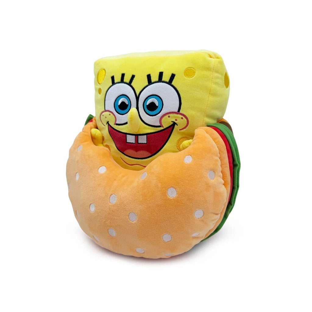 Produktbild SvampBob Fyrkant plyschfigur Krabburgare 22 cm