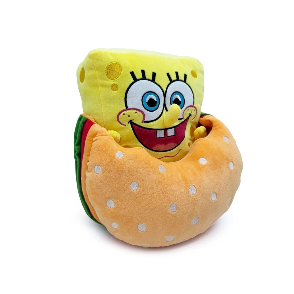 Produktbild SvampBob Fyrkant plyschfigur Krabburgare 22 cm