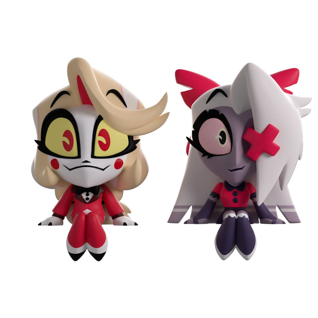 Produktbild Hazbin Hotel vinylfigurer Charlie & Vaggie Monitor Buddiez