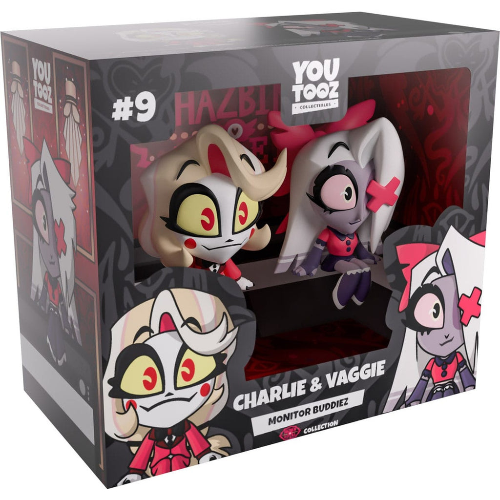 Produktbild Hazbin Hotel vinylfigurer Charlie & Vaggie Monitor Buddiez