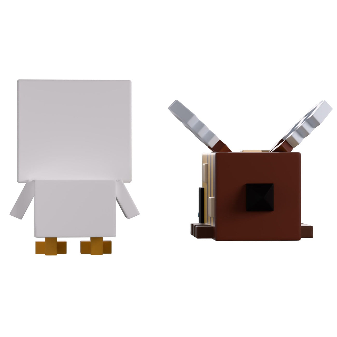 Produktbild Minecraft vinylfigurer Bee and Chicken Monitor Buddiez