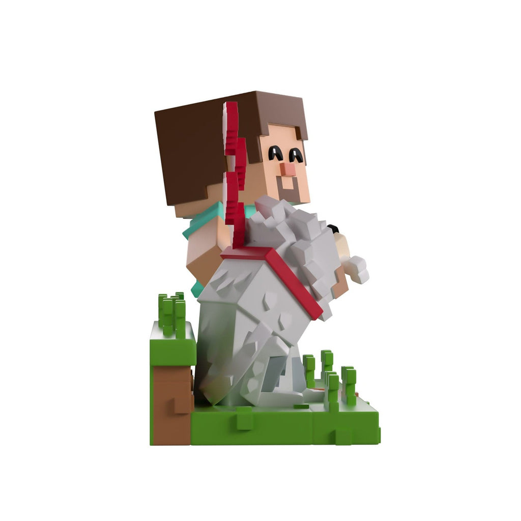 Produktbild Minecraft vinylfigur Taming a Wolf 10 cm