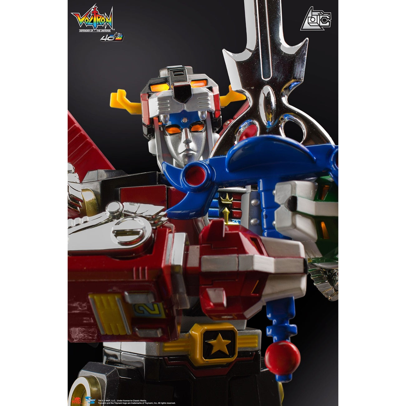 Produktbild Voltron Actionfigur Gift Set 40th Anniversary Collector's Edition 27 cm