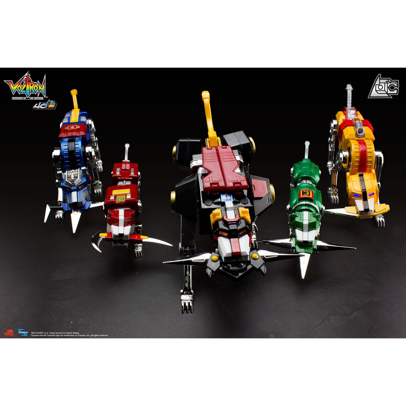 Produktbild Voltron Actionfigur Gift Set 40th Anniversary Collector's Edition 27 cm