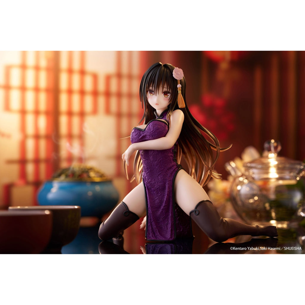 Produktbild To Love Ru Darkness Desktop Cute PVC-staty Yui Kotegawa (Chinese Dress Ver.) 13 cm