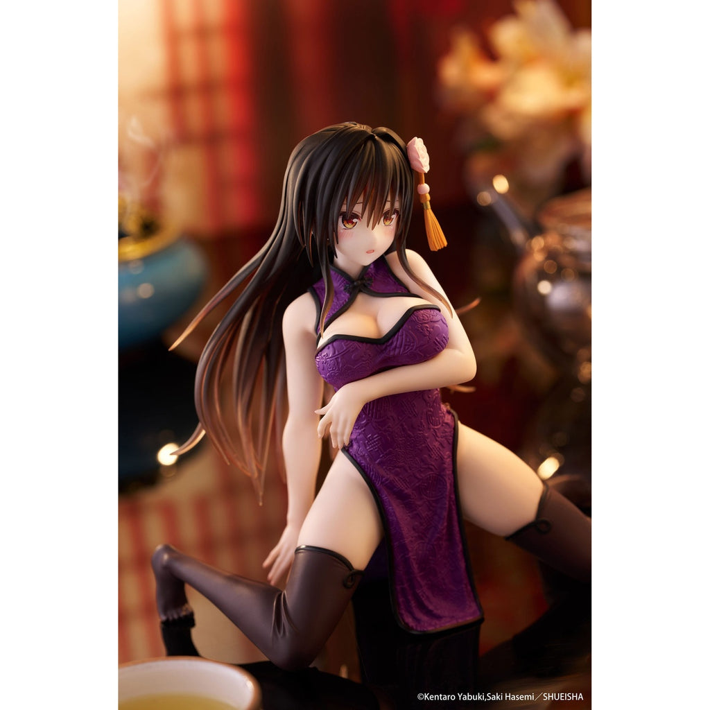 Produktbild To Love Ru Darkness Desktop Cute PVC-staty Yui Kotegawa (Chinese Dress Ver.) 13 cm