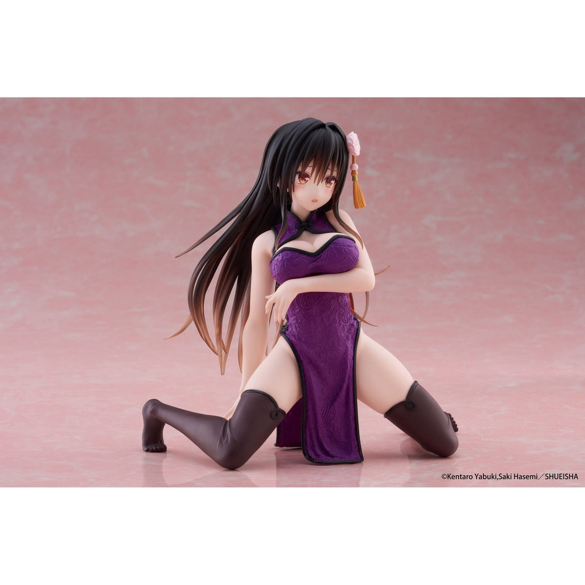 Produktbild To Love Ru Darkness Desktop Cute PVC-staty Yui Kotegawa (Chinese Dress Ver.) 13 cm