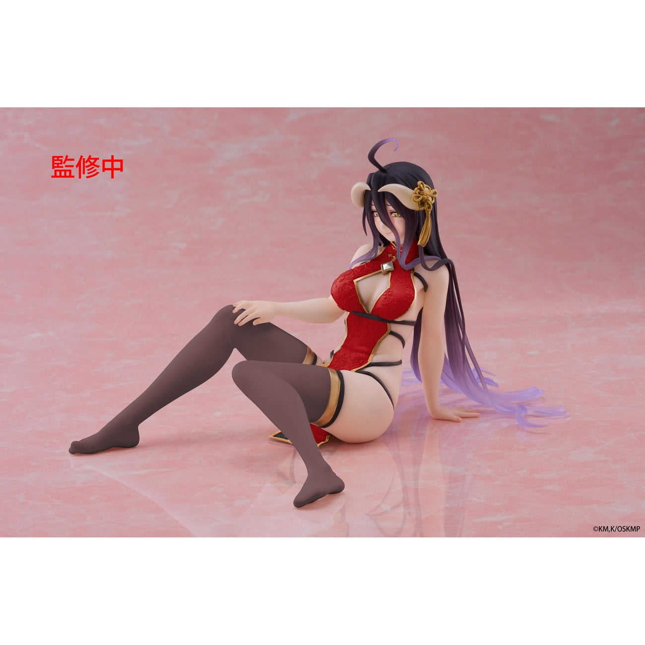 Produktbild Overlord PVC-staty Desktop Cute Figure Albedo Chinese Dress Ver. Renewal 13 cm