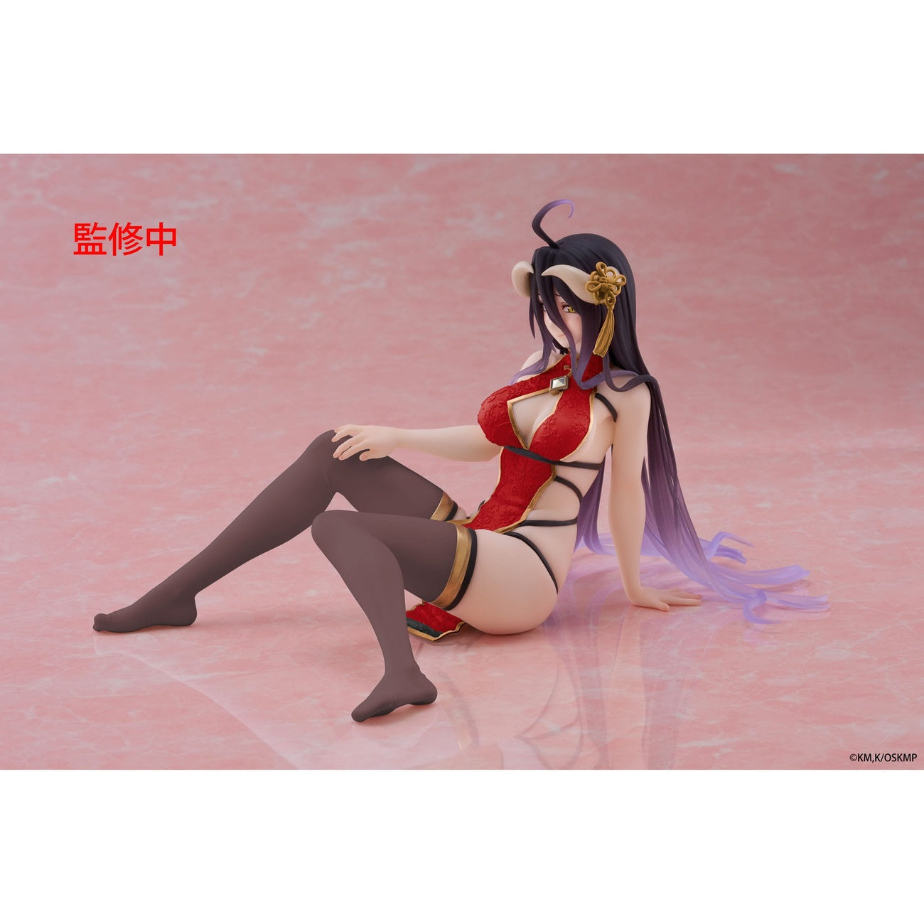 Produktbild Overlord PVC-staty Desktop Cute Figure Albedo Chinese Dress Ver. Renewal 13 cm