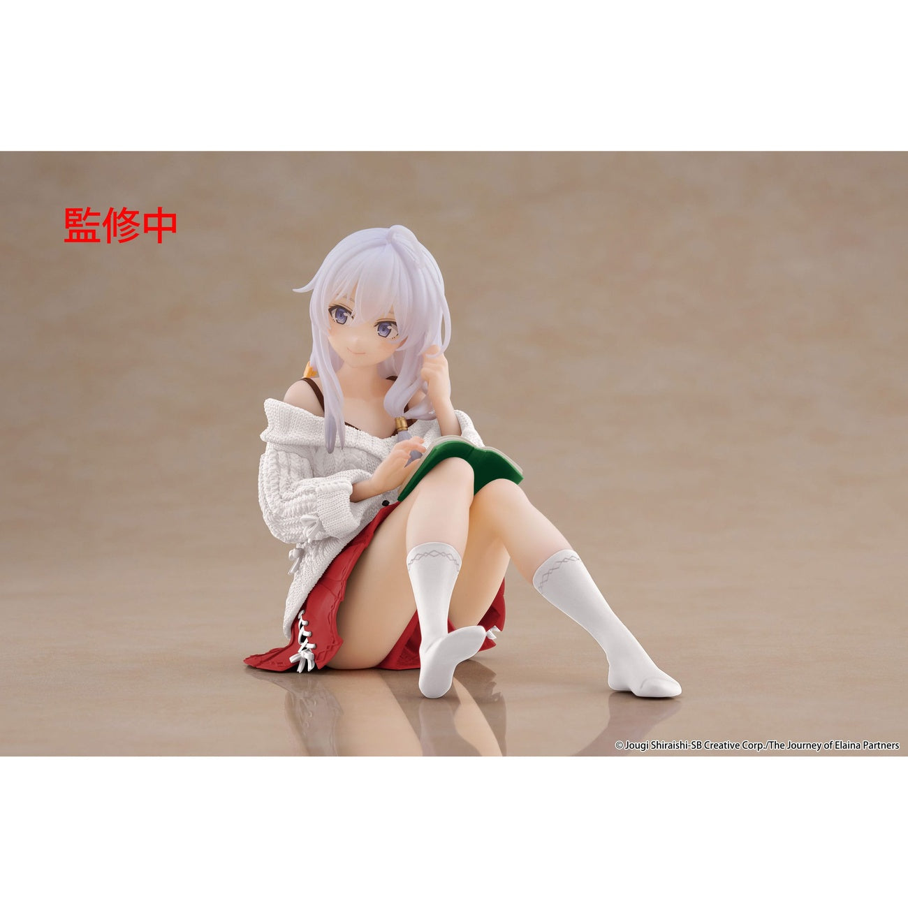 Produktbild Wandering Witch: The Journey of Elaina PVC-staty Desktop Cute Figure Elaina Casual Clothes Ver. Renewal 13 cm