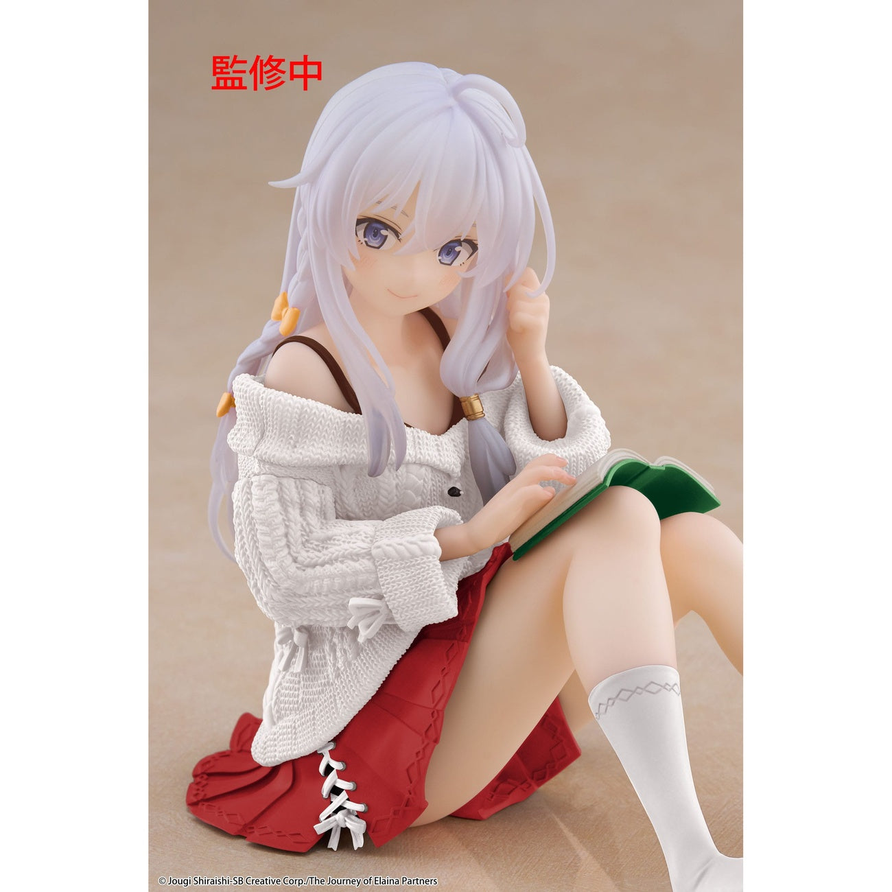 Produktbild Wandering Witch: The Journey of Elaina PVC-staty Desktop Cute Figure Elaina Casual Clothes Ver. Renewal 13 cm