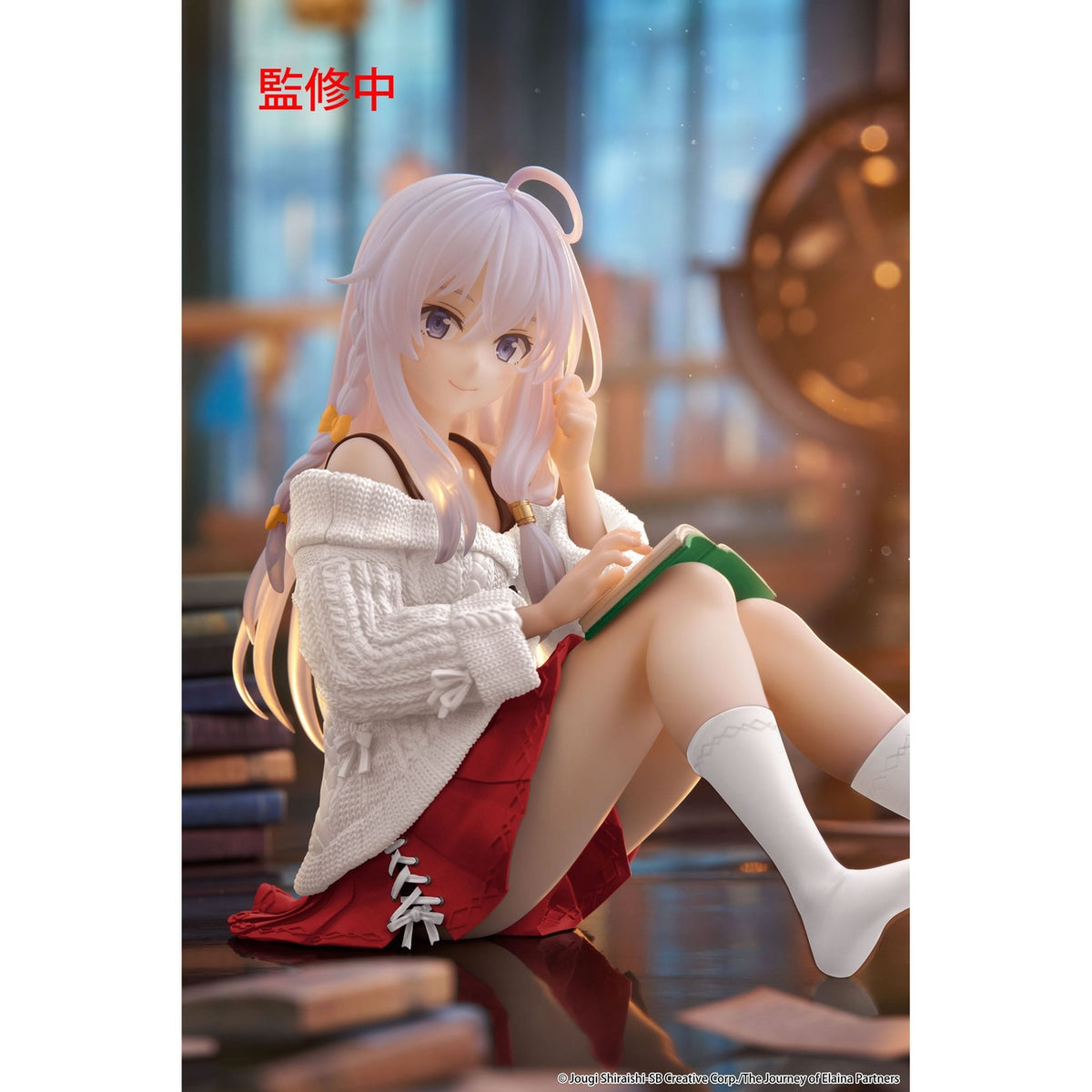 Produktbild Wandering Witch: The Journey of Elaina PVC-staty Desktop Cute Figure Elaina Casual Clothes Ver. Renewal 13 cm