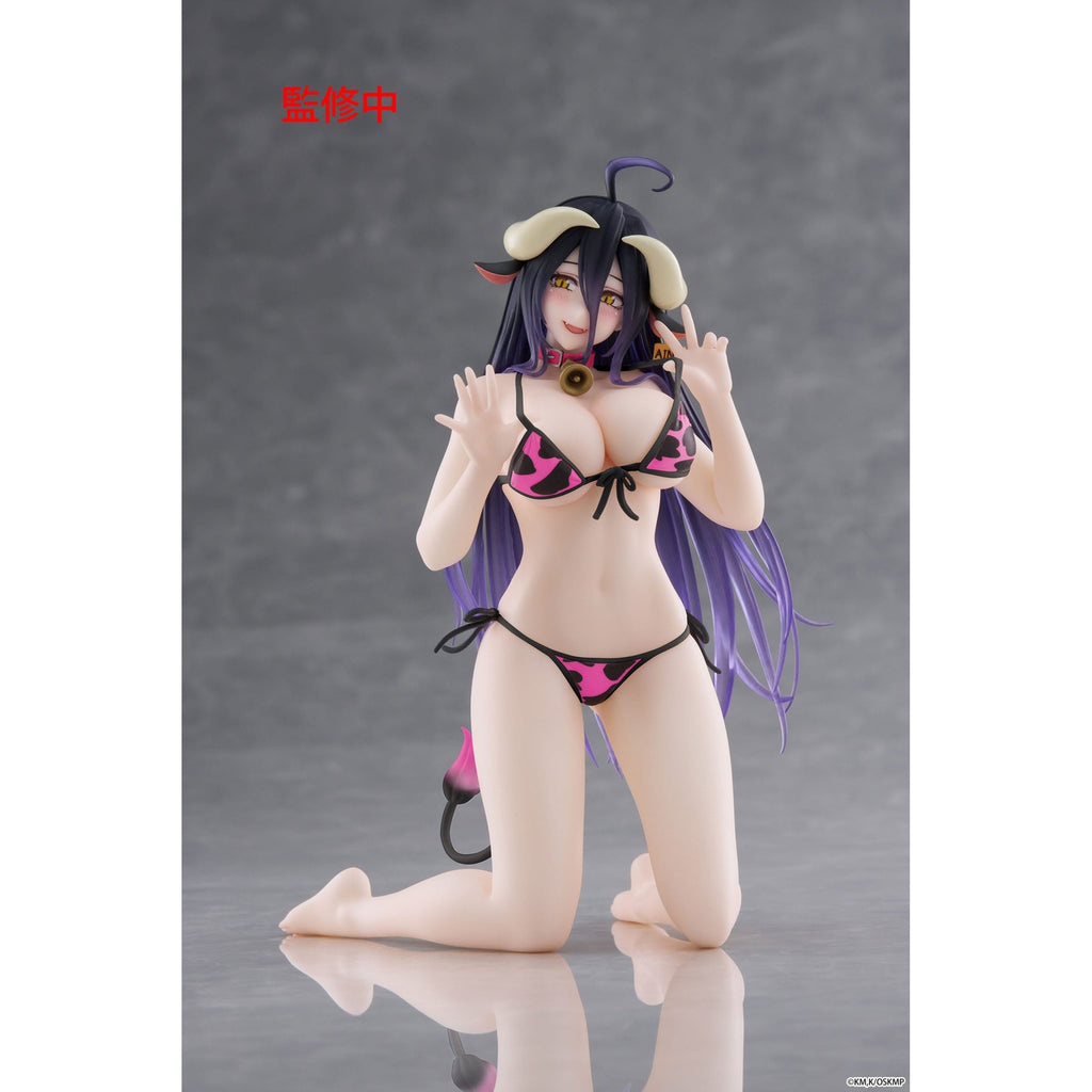 Produktbild Overlord PVC-staty Desktop Cute Figure Albedo Cow-Print Swimsuit Ver. Renewal 13 cm