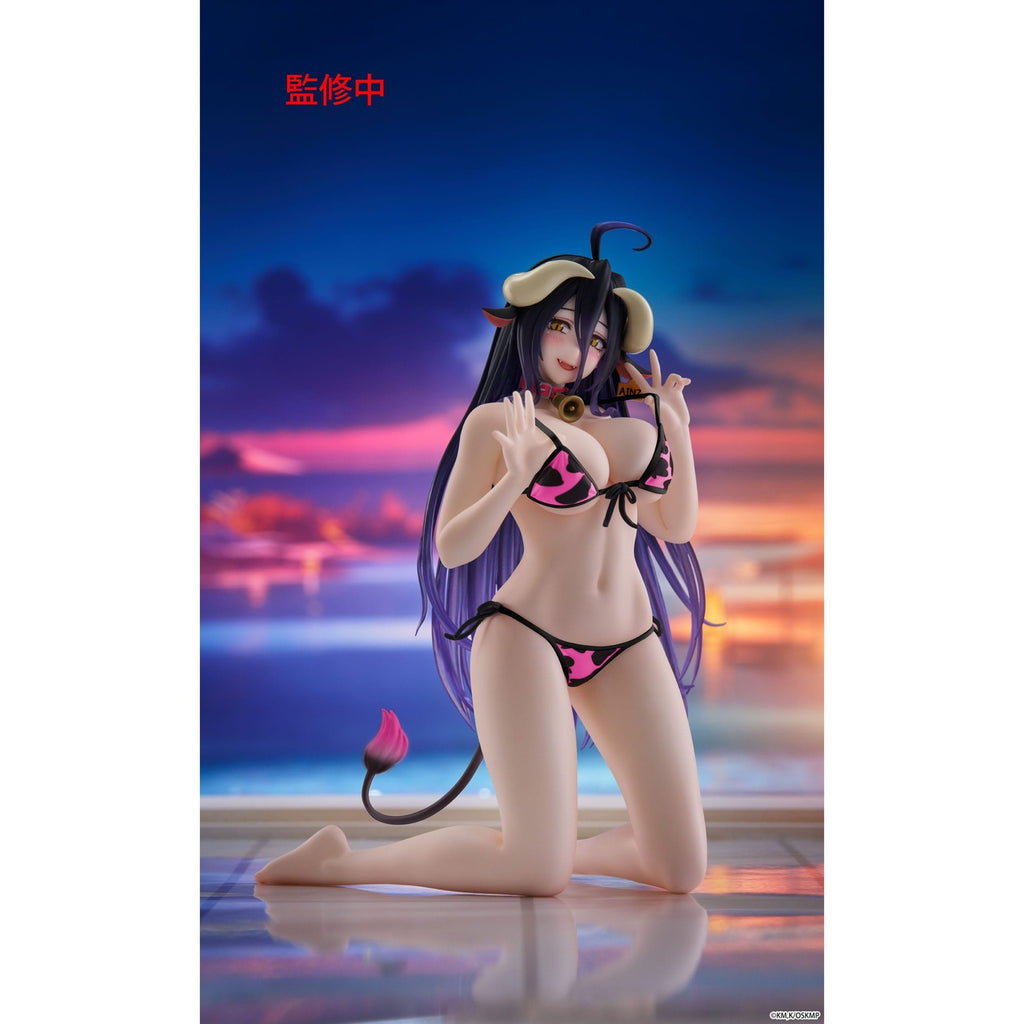 Produktbild Overlord PVC-staty Desktop Cute Figure Albedo Cow-Print Swimsuit Ver. Renewal 13 cm