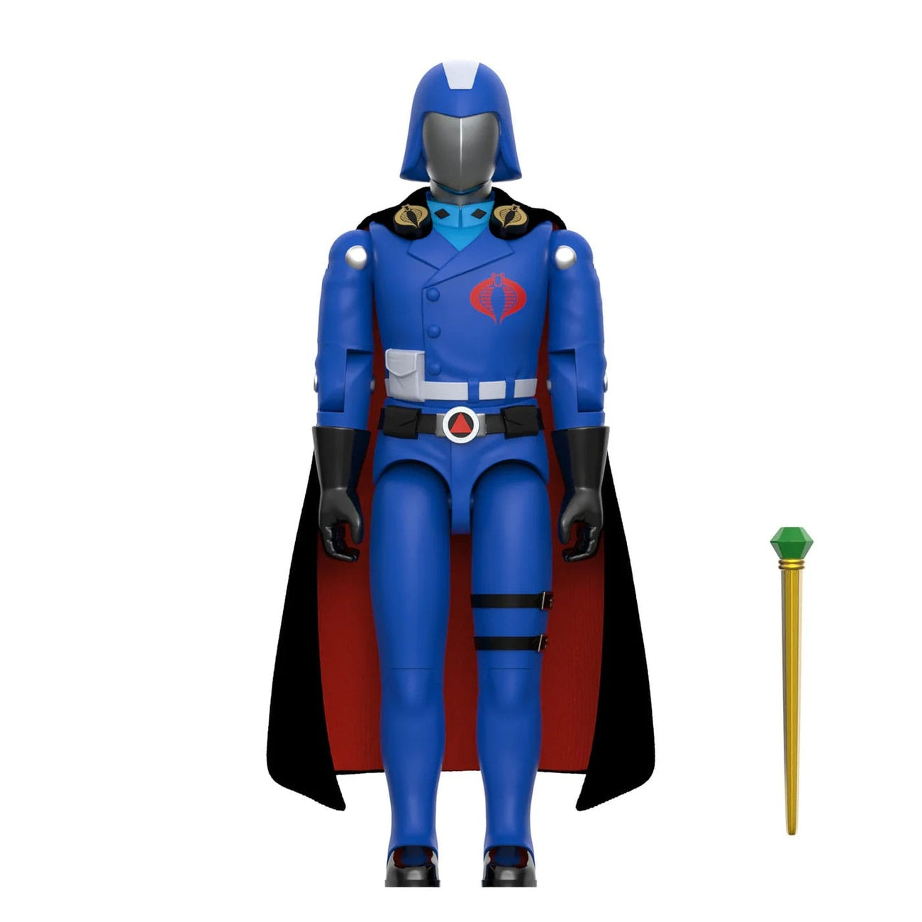 Produktbild GI Joe ReAction+ actionfigur Wave 06 Cobra Commander (Movie, Black Cape) 10 cm