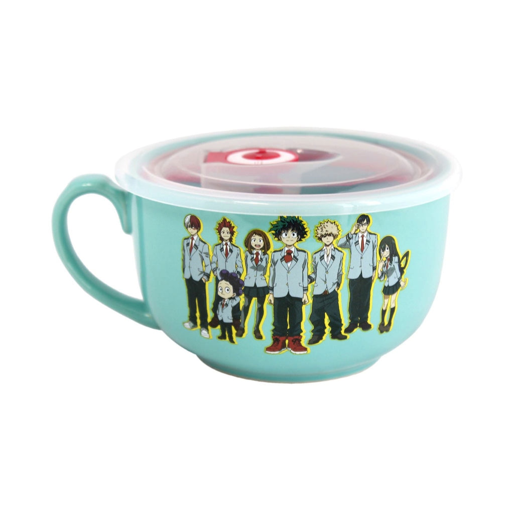 Produktbild My Hero Academia ramen-skål med lock och handtag UA 532 ml