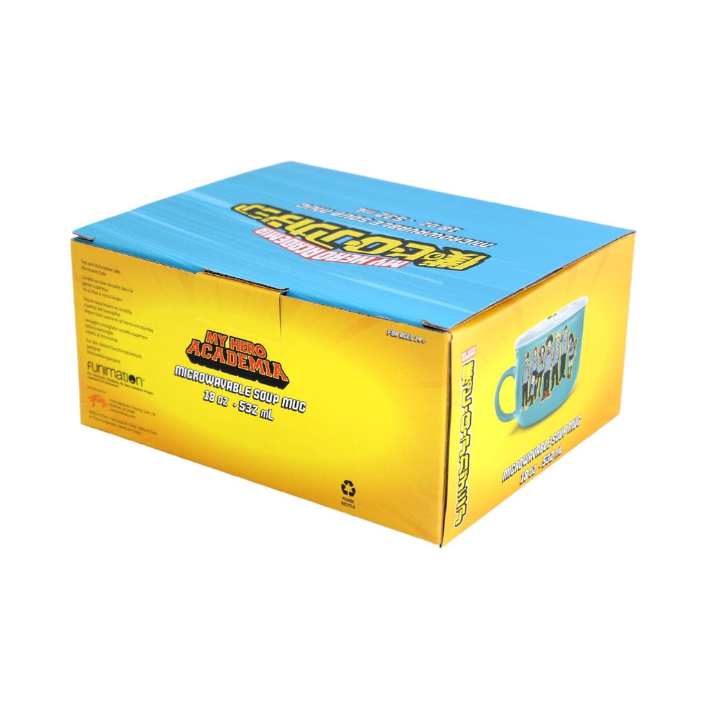 Produktbild My Hero Academia ramen-skål med lock och handtag UA 532 ml