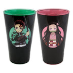 Produktbild Demon Slayer Dricksglas 2-pack Tanjiro & Nezuko 473 ml