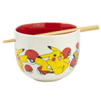 Produktbild Pokémon ramen-skål med ätpinnar Face