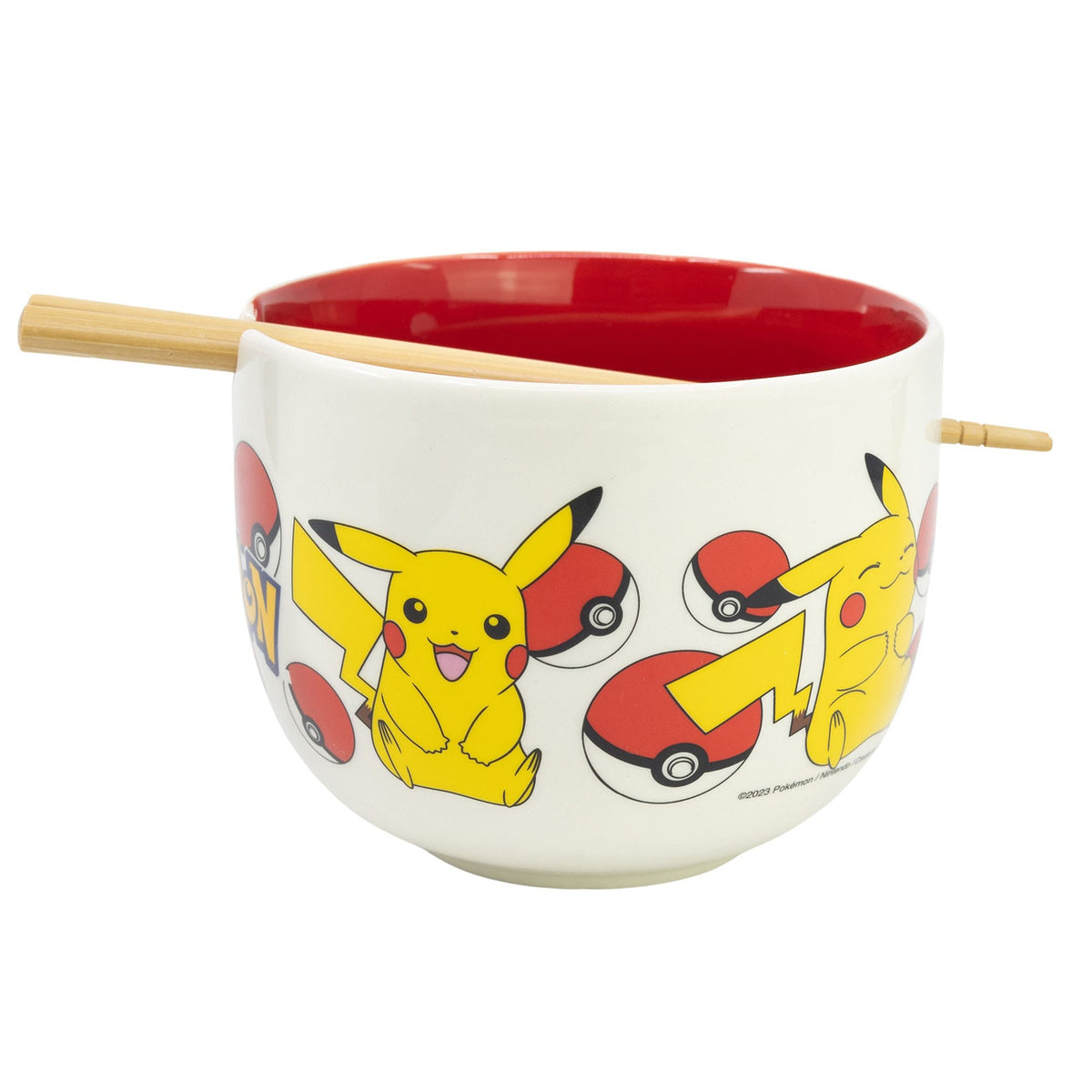 Produktbild Pokémon ramen-skål med ätpinnar Face