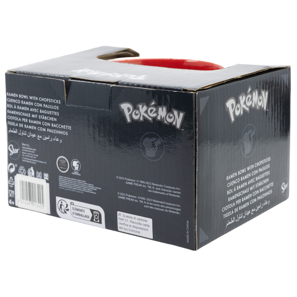 Produktbild Pokémon ramen-skål med ätpinnar Face