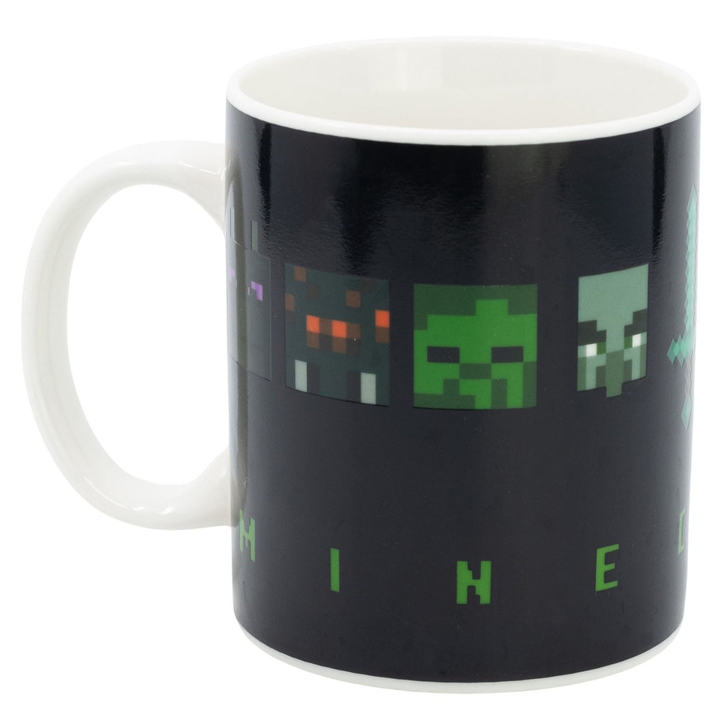 Produktbild Minecraft-mugg med thermoeffekt Squared Pattern 325 ml
