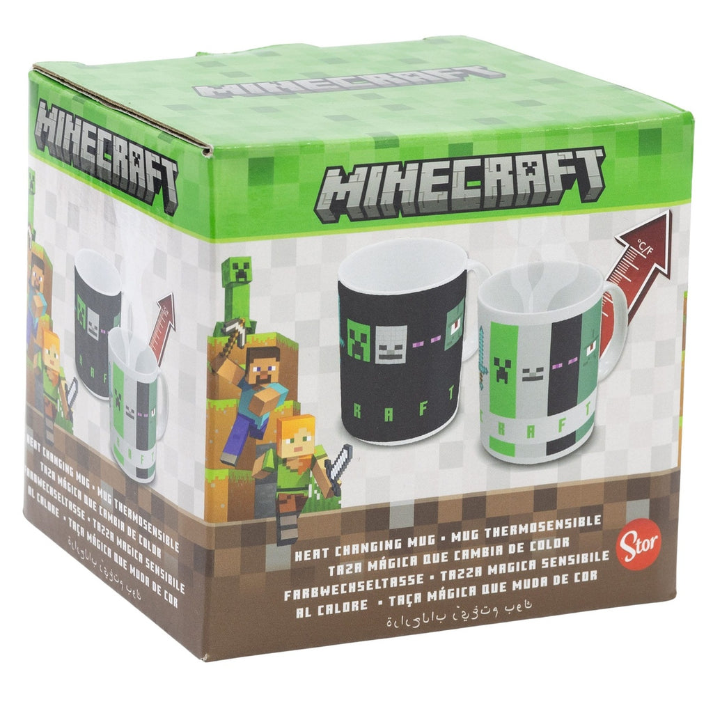 Produktbild Minecraft-mugg med thermoeffekt Squared Pattern 325 ml