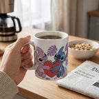 Product image Lilo & Stitch Mug Angel & Stitch Heart 325 ml