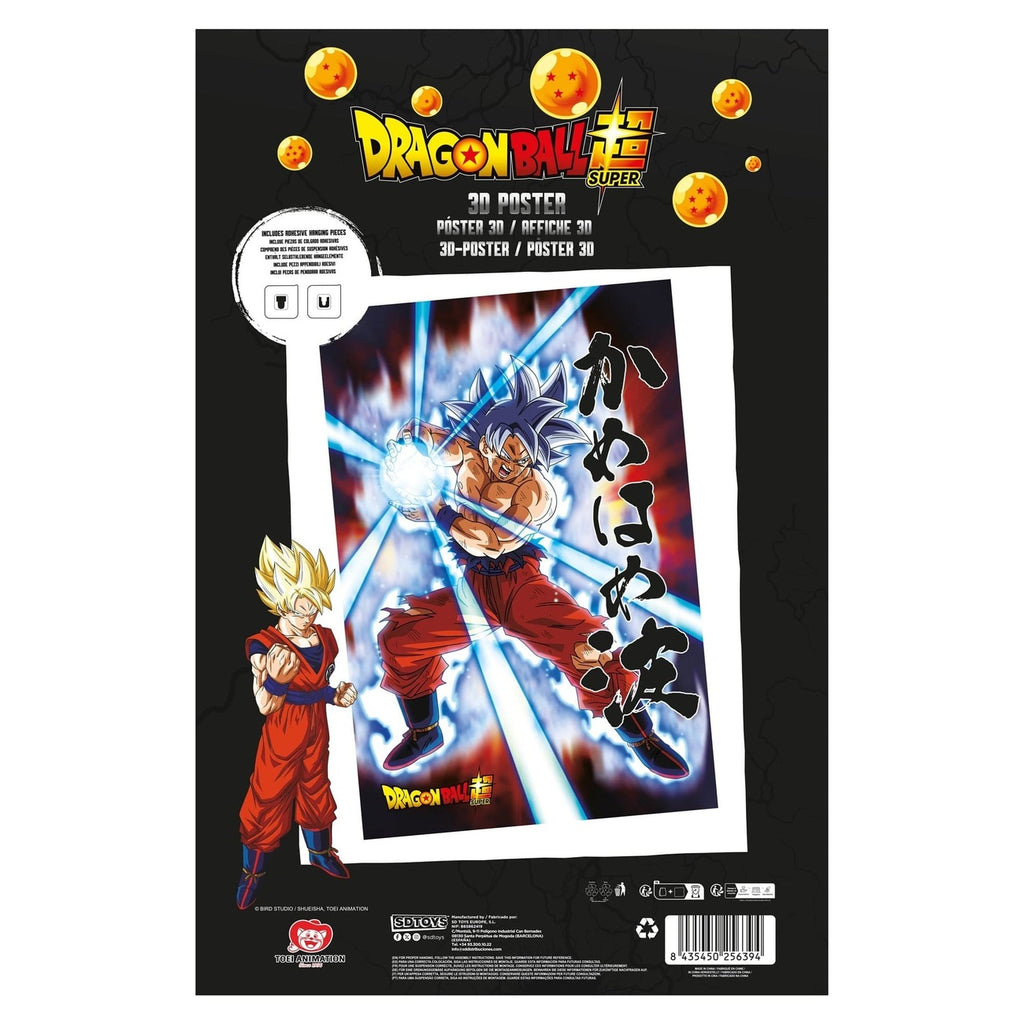 Produktbild Dragon Ball Super 3D-poster Survival Goku 38 x 58 cm