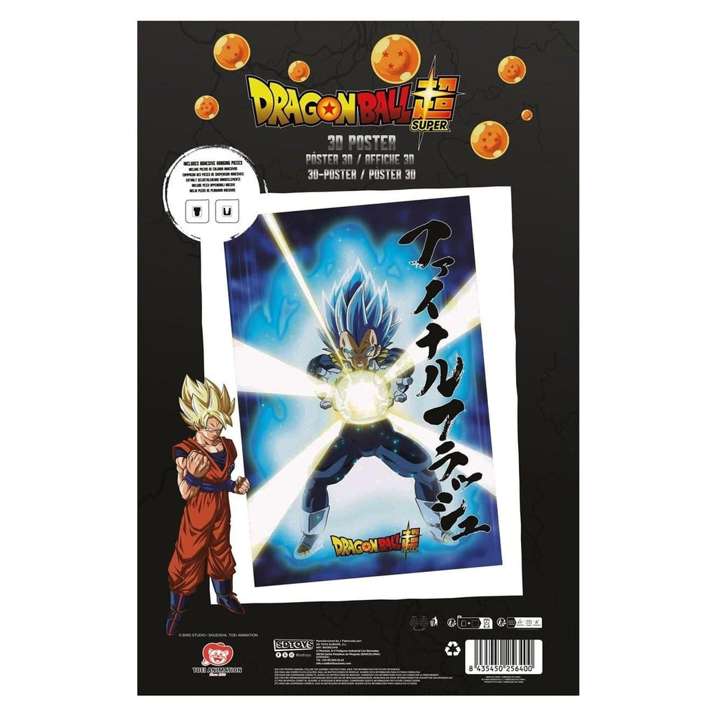 Produktbild Dragon Ball Super 3D‑poster Survival Vegeta 38 x 58 cm