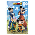 Produktbild Dragon Ball Super 3D‑poster Battle of Gods Goku Vegeta Familj 38 x 58 cm