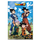 Produktbild Dragon Ball Super 3D‑poster Battle of Gods Goku Vegeta Familj 38 x 58 cm