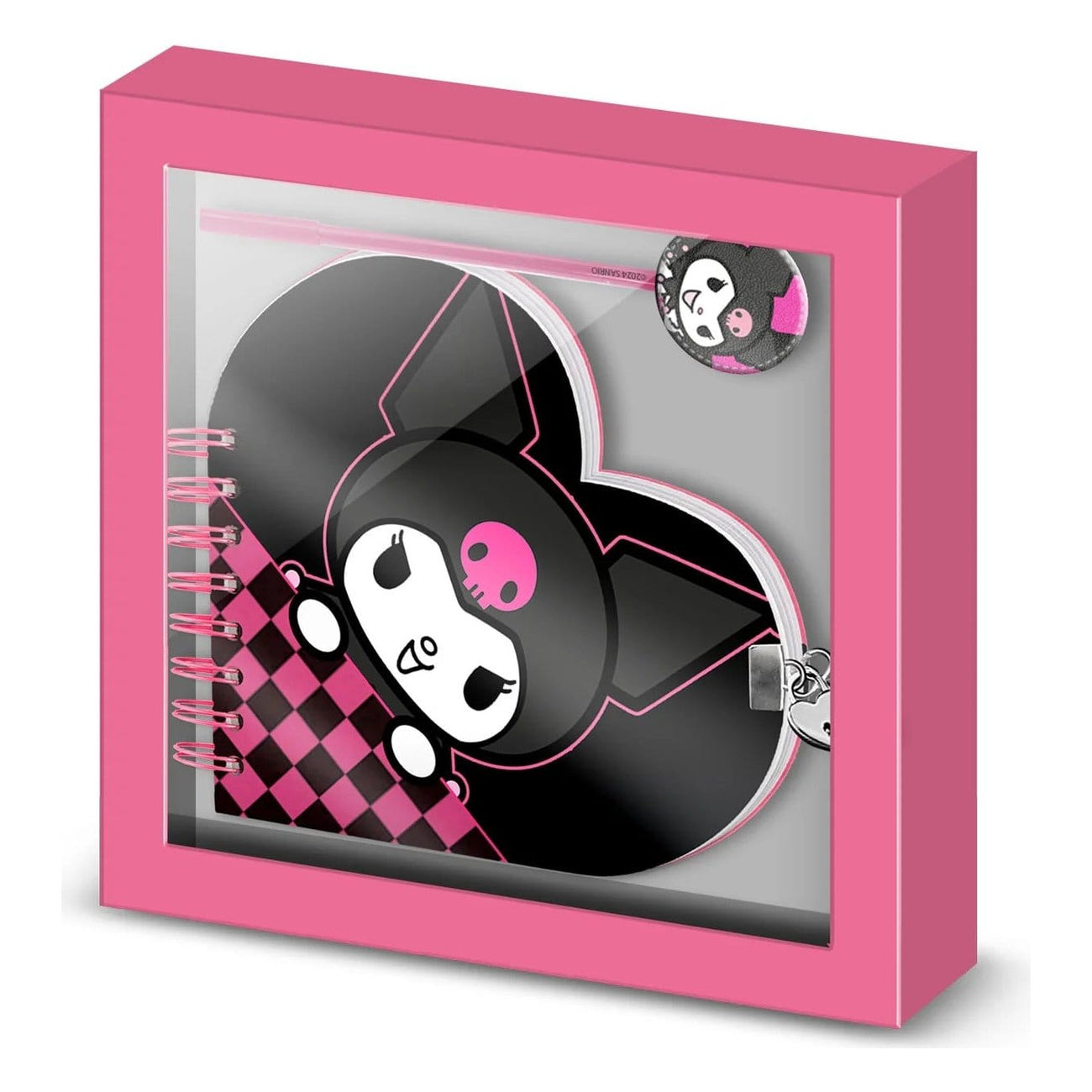 Produktbild Hello Kitty anteckningsbok med penna presentset Kuromi Chess