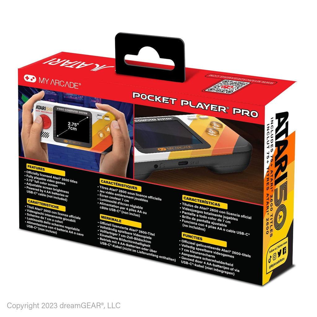 Produktbild Atari bärbar spelkonsol Pocket Player Pro