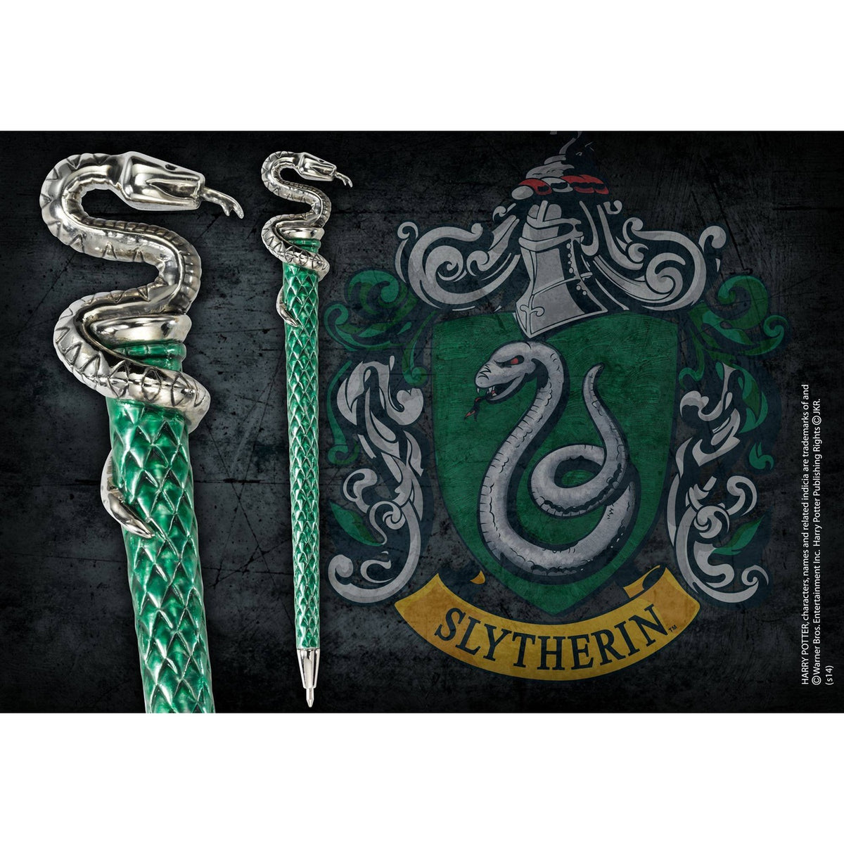 Produktbild Harry Potter - Hogwarts Slytherin Kulspetspenna