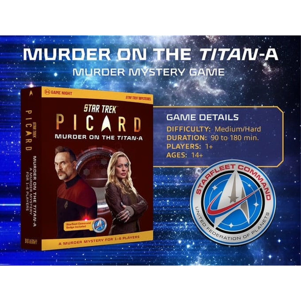Produktbild Star Trek: Picard Murder Mystery Game Murder on the Titan-A *Engelsk version*